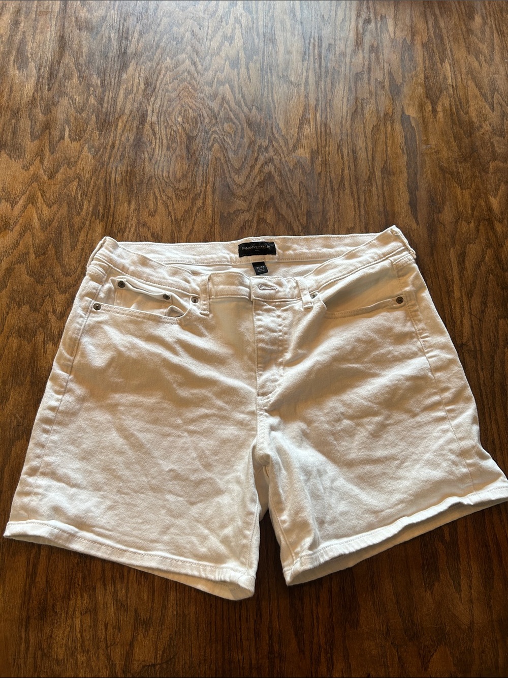 Banana Republic White Denim Shorts